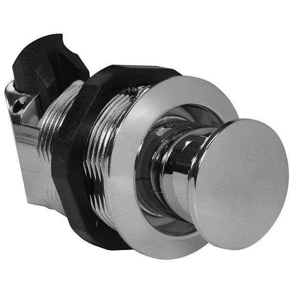 Teak Isle Spärr Push/pull Silver