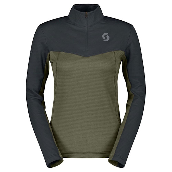 Scott Defined Light Fleece Med Halv Dragkedja Grönt,Svart M Kvinna