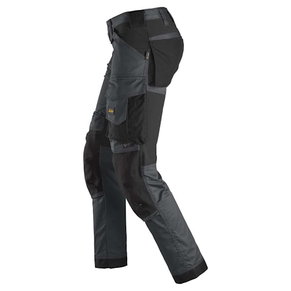 Snickers Workwear Allroundwork Elastic Bukser Sort 048
