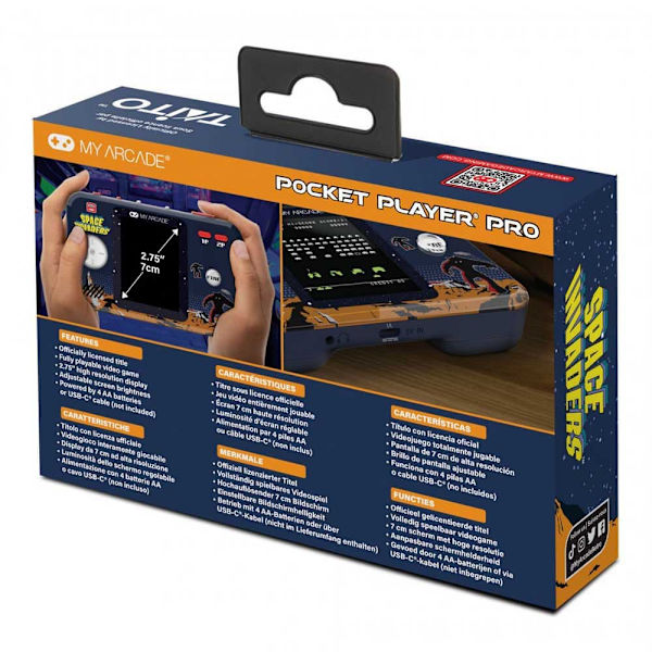 My Arcade Retro Konsol Pocket Player Space Invaders
