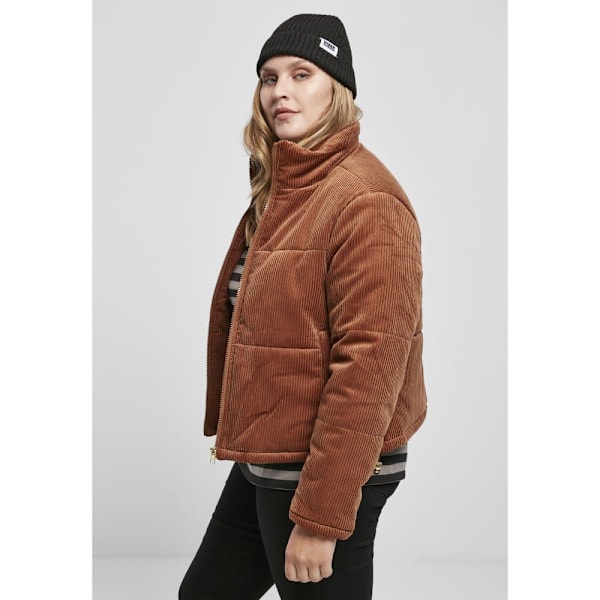 Urban Classics Corduroy Puffer Big Jakke Orange 5XL Kvinde