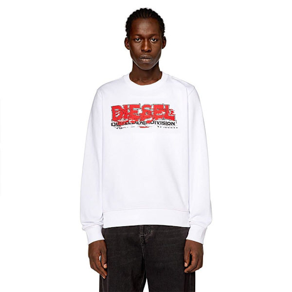 Diesel Ginn K40 Sweatshirt Hvid L Mand