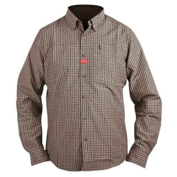 Hart Hunting Lang Ærmet Skjorte Eyne Grå 2XL