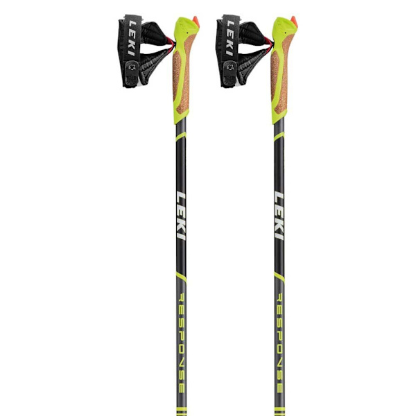 Leki Polakker Response Gul,Sort 100 cm