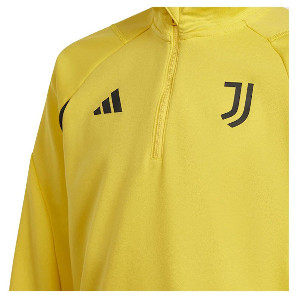 Adidas Junior Halv Zip Sweatshirt Training Juventus 23/24 Gul 7-8 Years