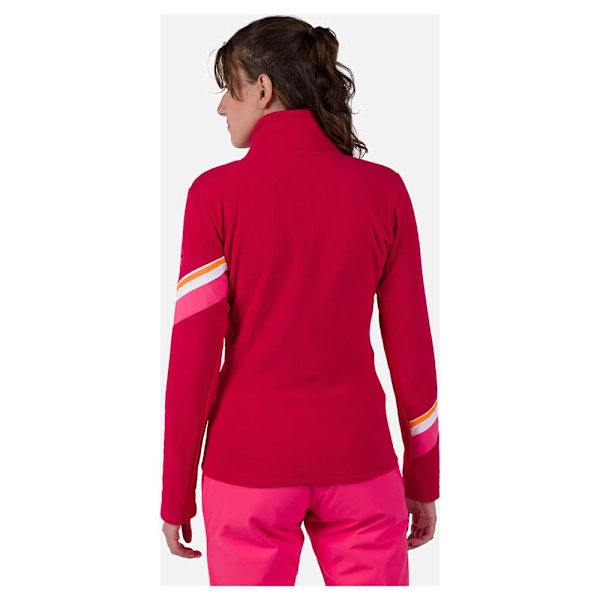 Rossignol Strawpile Fleecejakke Med Fuld Lynlås Rød,Rosa 2XL Kvinde