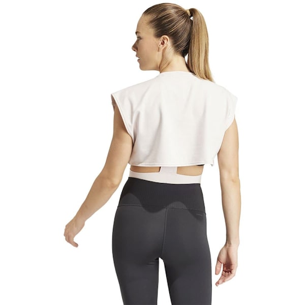 Adidas Ærmeløs T-shirt Power Crop Sort L / Regular Kvinde