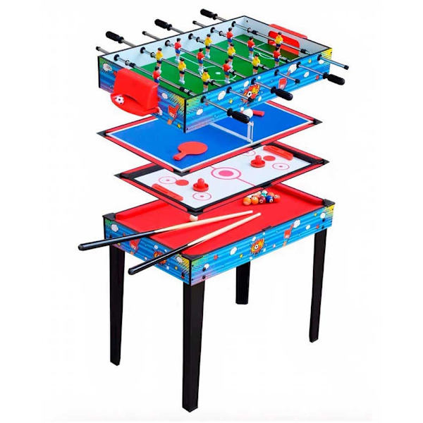 Devessport Multispil Bord 4 In 1 Sort +14 Years