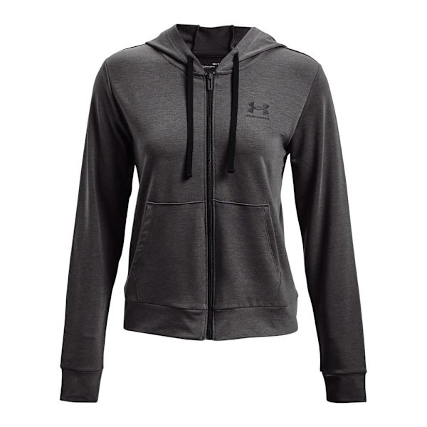 Under Armour Sweatshirt Med Full Dragkedja Rival Terry Svart,Grå XS Kvinna