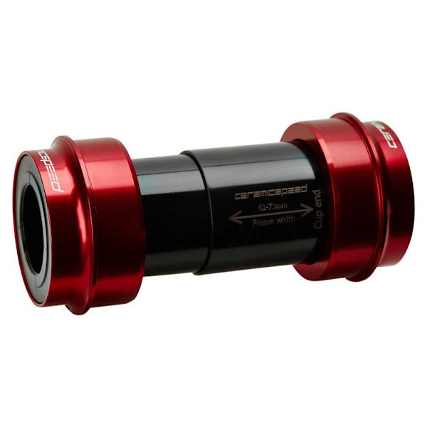 Ceramicspeed Belagda Koppar För Bottenfäste Pf30 Sram Gxp Röd,Svart 68 mm