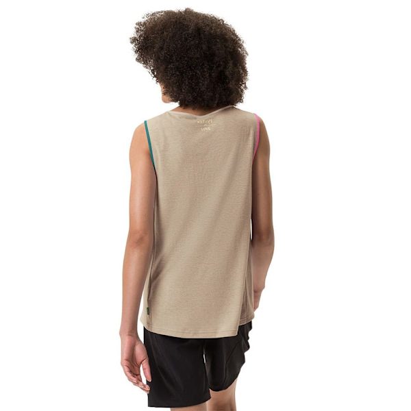 Vaude Neyland ärmlös T-shirt Beige 40 Kvinna