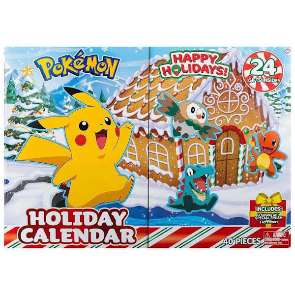 Pokemon Joulukalenteri Multi 24 Kappaletta Monivärinen