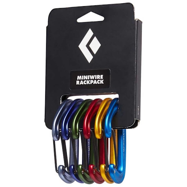 Black Diamond Kiinnityskoukku Mini Wire 6 Yksiköt Monivärinen