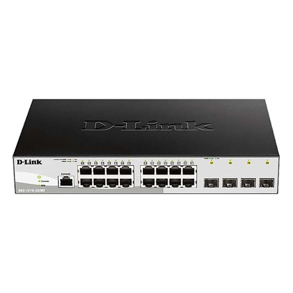 D-link Switch Dgs-1210-28/me/e Sort Sort, Grå