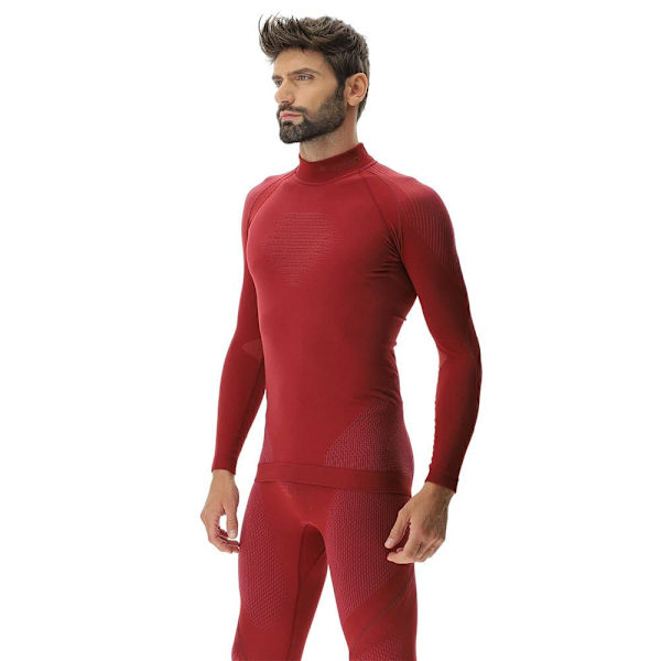 Uyn Evolutyon Turtle Neck Langærmet Baselayer Rød S / M Mand