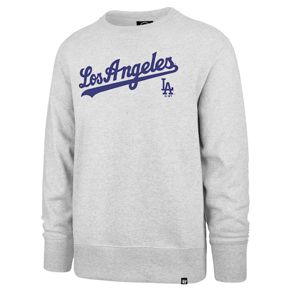 47 Mlb Los Angeles Dodgers Imprint Burnside Sweatshirt Grå M Mand