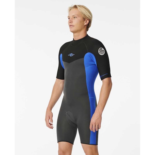 Rip Curl Shorty Med Lynlås Bagpå D Patrol 2 Mm Spring Sort XL