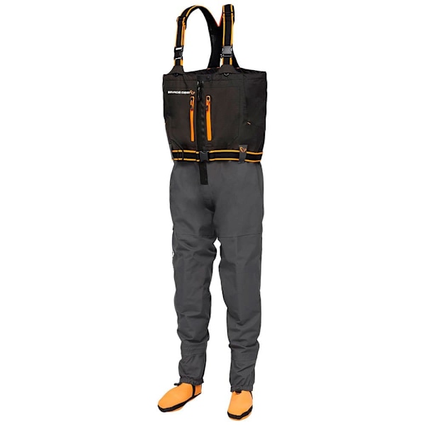 Savage Gear Wader Sg8 Chest Zip Grå LS Mand