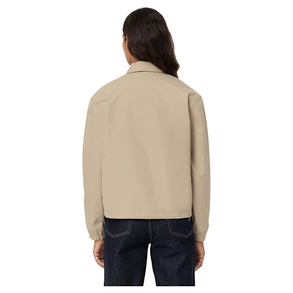 Dickies Oakport Cropped Coach Jakke Grøn L Kvinde