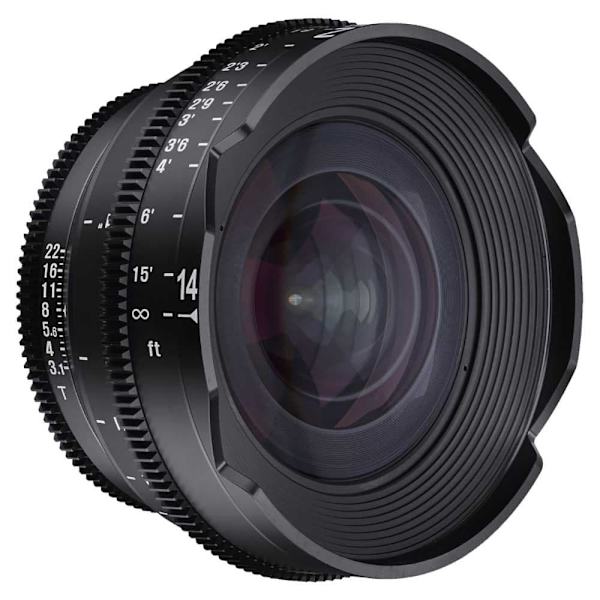 Samyang Linse 14 Mm T3.1 Ff Cine Sony E Sort Sort