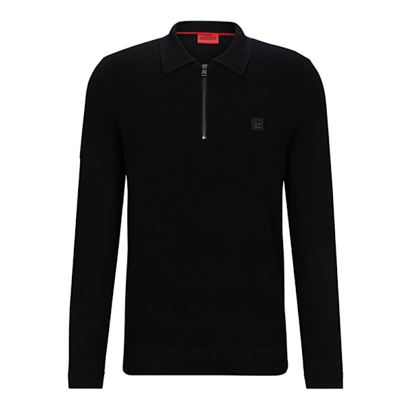 Hugo Kortærmet Polo Sastor Sort 2XL Mand