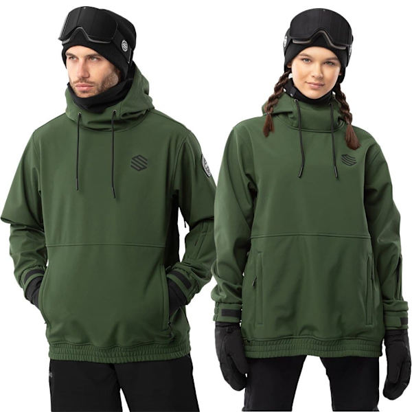 Siroko W1 Kilimanjaro Softshell-takki Vihreä L Mies