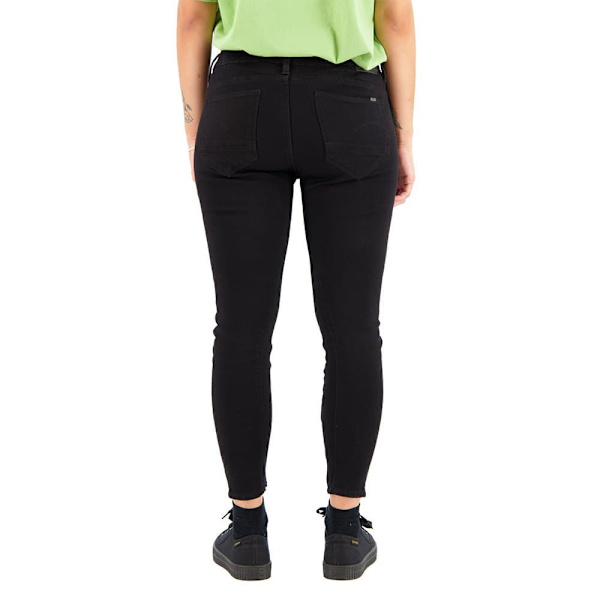 G-star Arc 3d Mid Waist Skinny Jeans Sort 23 / 30 Kvinde