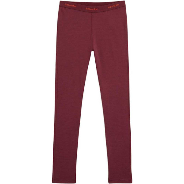 Icebreaker Merino 260 Tech Leggingsit Punainen 12 Years