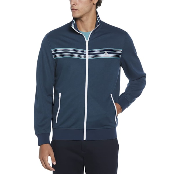 Original Penguin Chest Stripe Tape Træningsjakke  XL Mand
