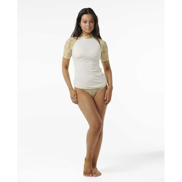 Rip Curl Uv Kortærmet T-shirt Sea Of Dreams Upf 50 Beige XS