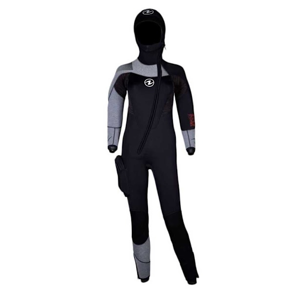 Aqualung Kvinde Dynaflex Fs Fz 7 Mm Sort ML