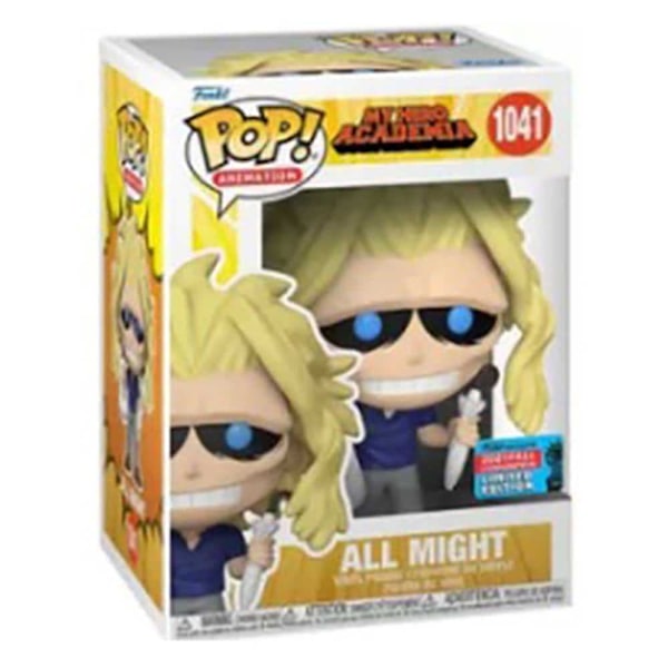 Funko Figur My Hero Academy All Might 2021 Fall Conv Guld