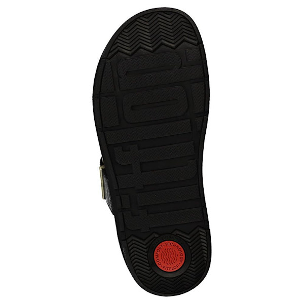 Fitflop Klipklapper Buckle Leather Toe-post Sort EU 39 Kvinde
