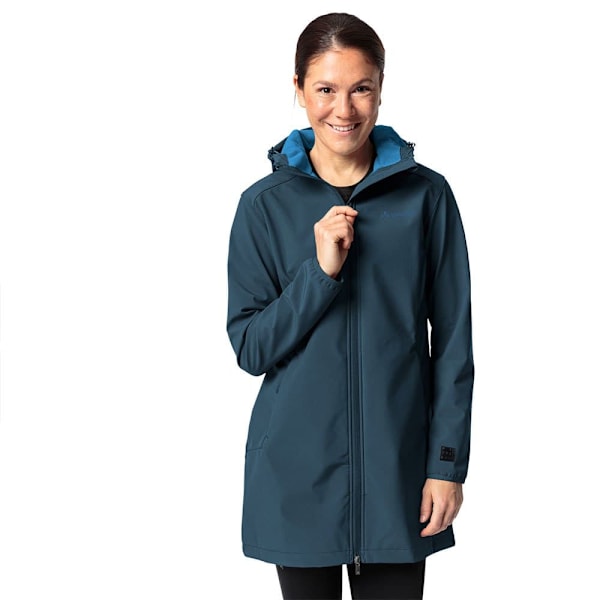 Vaude Moena Softshell Parka Blå 36 Kvinna
