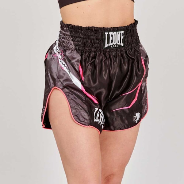 Leone1947 Thaibox Trunks Revo Fluo Svart M Kvinna