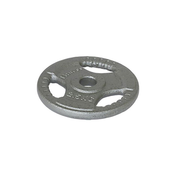 Softee Järnplattor Med Handtag Silver 20 kg