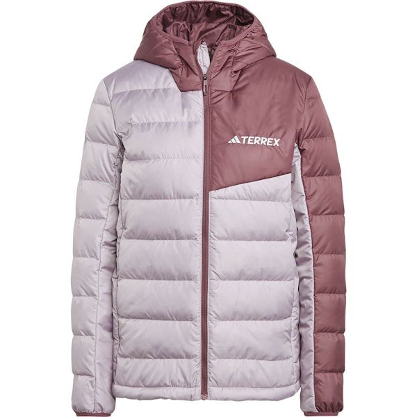 Adidas Terrex Multi Light Down Jacka Lila S Kvinna