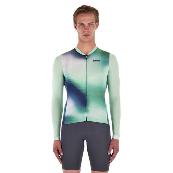 Santini Ombra Eco Sleek Langærmet Trøje Grøn L Mand
