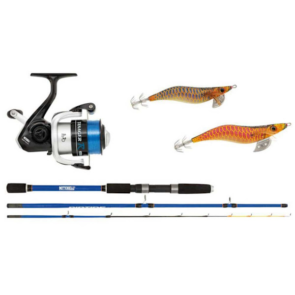 Mitchell Riptide R Squid Blå,Svart 1.80 m / 10-25 g