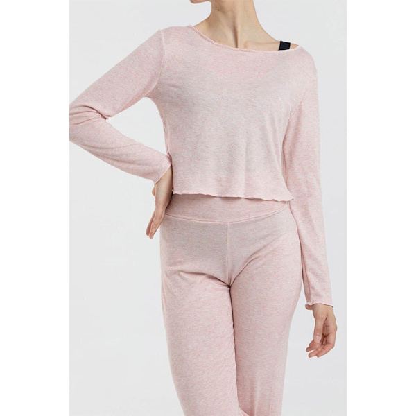 Intermezzo Långärmad T-shirt Top Visnac Rosa XS Kvinna