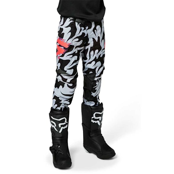 Fox Racing Mx White Label Flame Terrängbyxor Flerfärgad 8 Years Pojke
