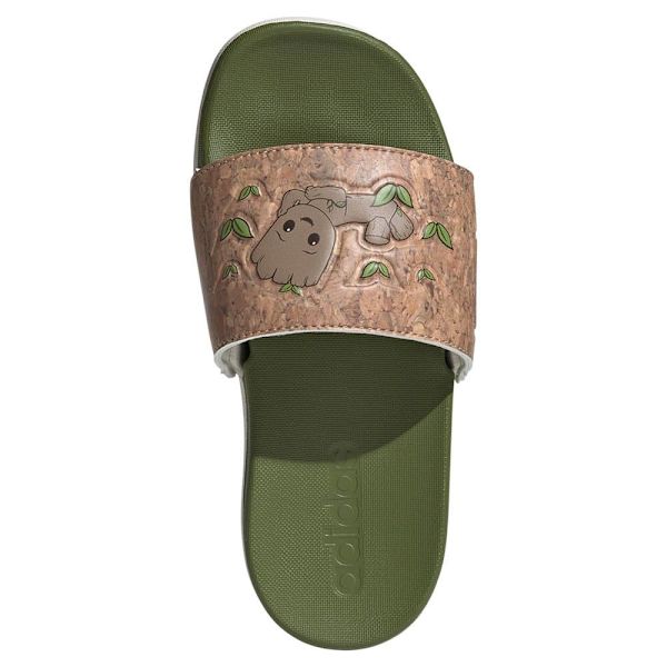 Adidas Slides Adilette Comfort Groot Grönt EU 28 Pojke