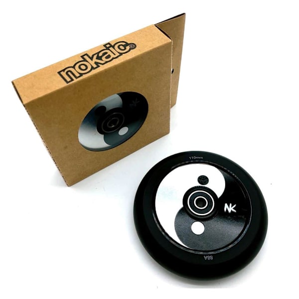 Nokaic Skootterin Pyörä Yin Yang Hopeinen 110 mm