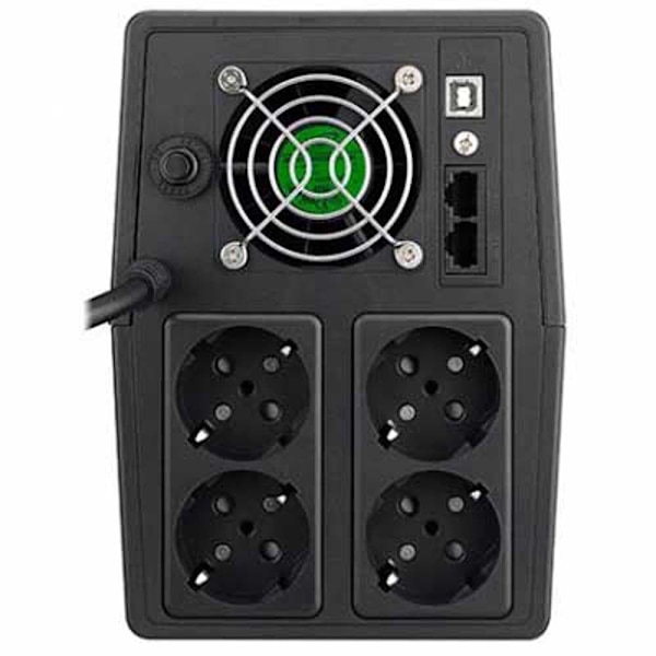 Phasak Ups Ph 9420 2000va Musta One Size / EU Plug