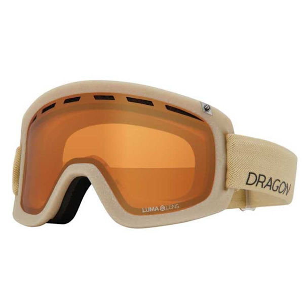 Dragon Alliance Dr D1 Otg Bonus 2 Skidglasögon Beige Lumalens Amber/CAT2+Lumalens Midnight/CAT3