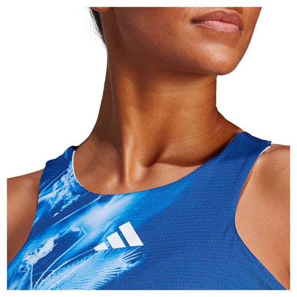 Adidas Ärmlös T-shirt Mel Blå XS Kvinna