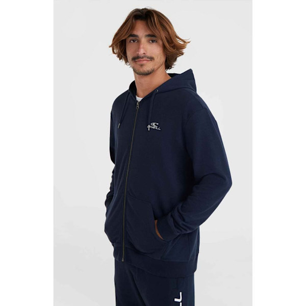 O´neill Small Logo Sweatshirt Med Dragkedja Blå M Man