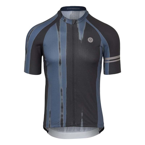 Agu Vertical Paint Performance Korta ärmar Cykeltröja Blå 3XL Man