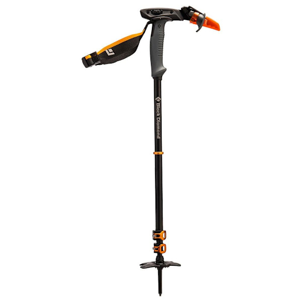 Black Diamond Carbon Whippet Stav 1 Enhet Sort 100-140 cm