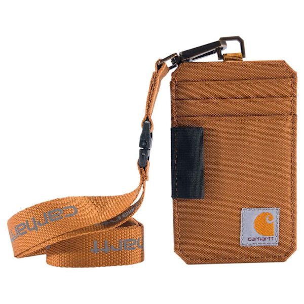 Carhartt Lompakko Nylon Duck Id Ruskea